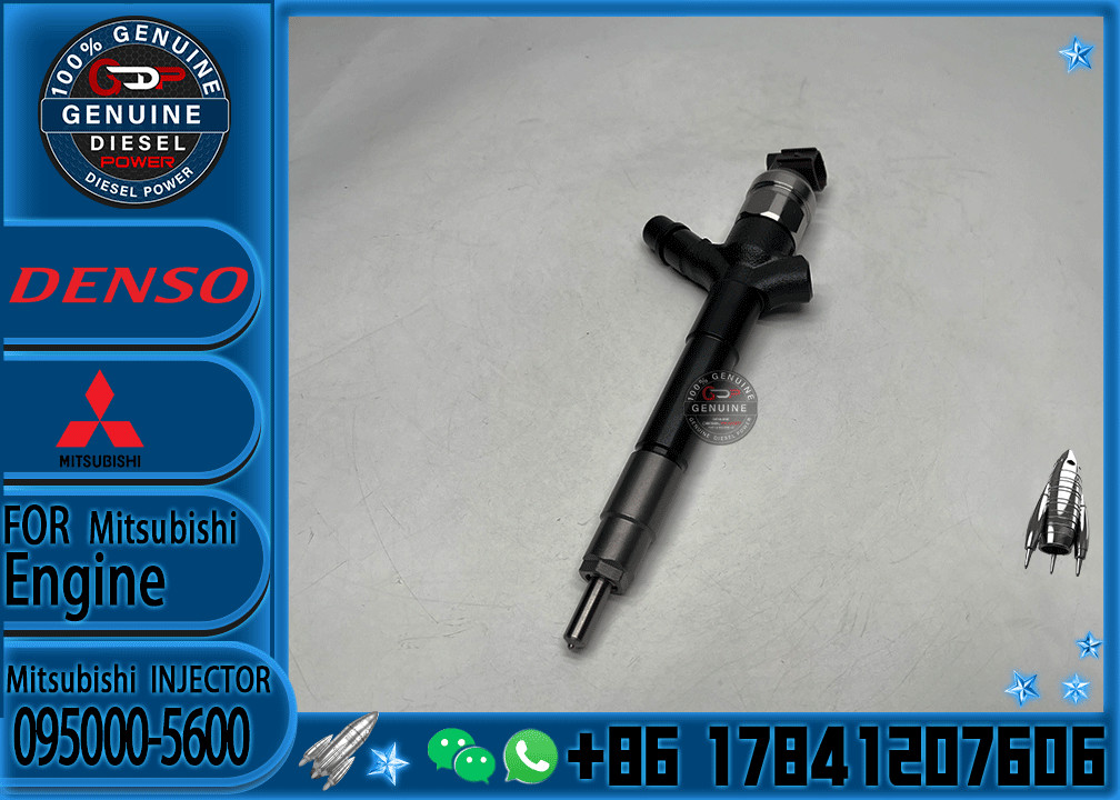 1465A041 095000-5600 Excavator Diesel Fuel Injector Compatible With L200 4D56 5600 Engine