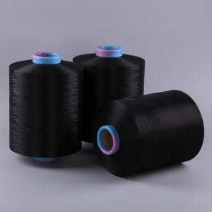 China twisted Semi Dull Bonded Nylon Thread Dope Dyed for Embroidery on sale