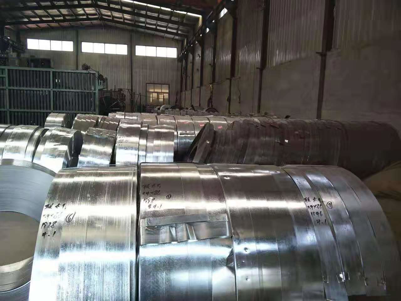 0.25mm - 2.5mm Cold Rolled Steel Strip , Customizabled Galvanized Steel Strip