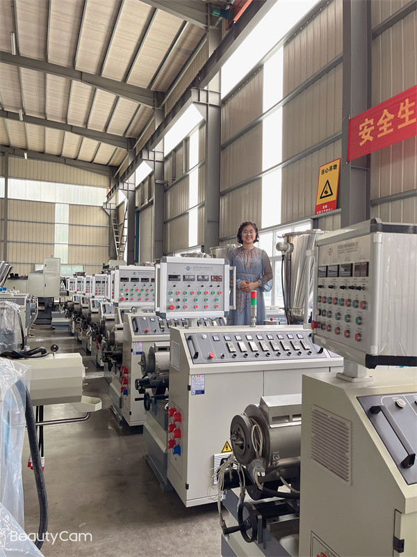 SJSZ80/156 Plastic Twin Screw Co Rotating Extruder PVC Pipe Extrusion Line
