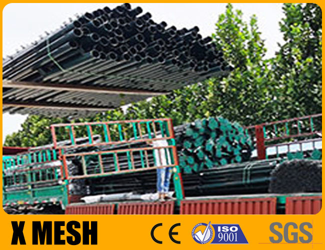 PVC Coated Galvanized Chain Link Fence 25mm Mesh 8ft Metal Chain Link Fencing