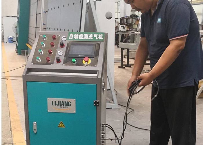 Manual Argon Gas Filling Machine For Dgu Insulating Glass Machine For Dgu