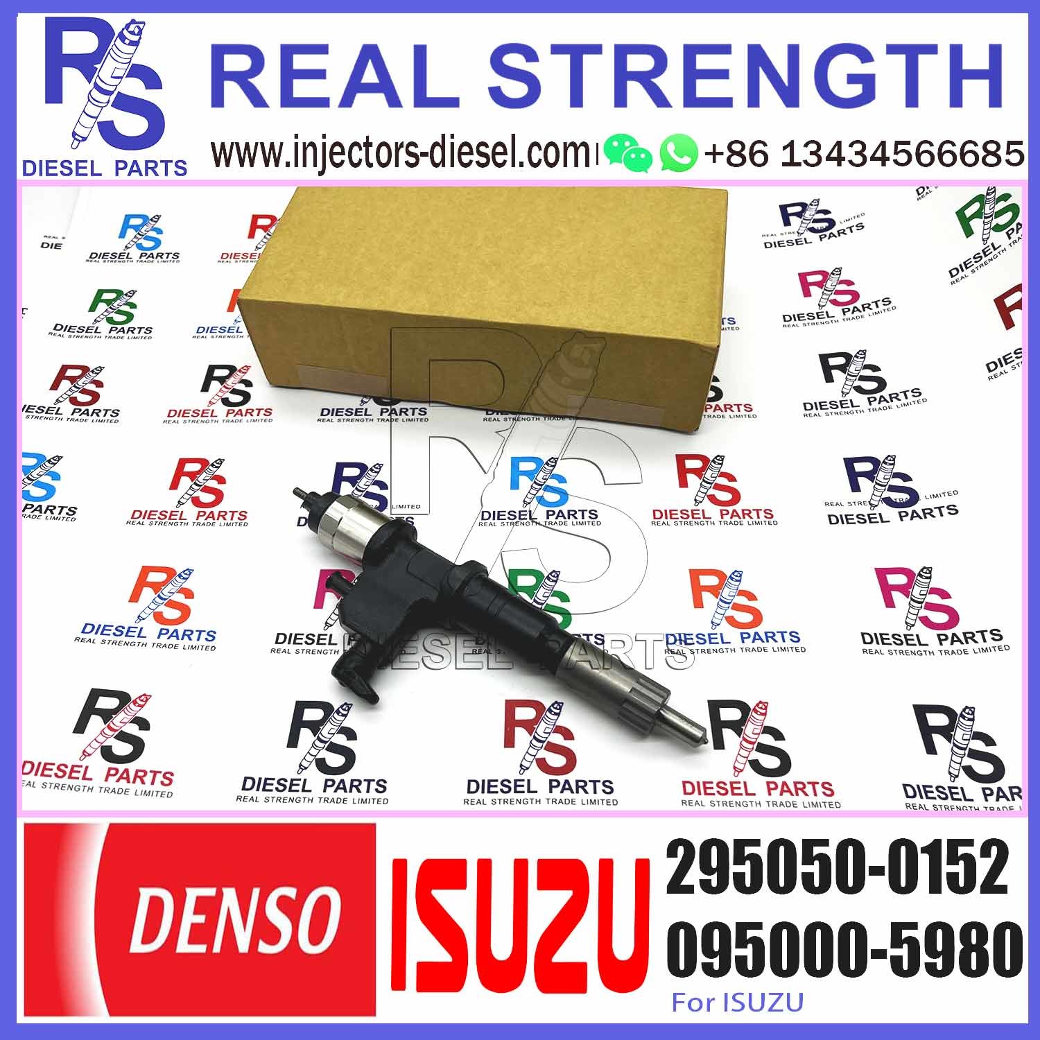 High Quality 295050-0152 Diesel Fuel Injector Nozzles Common Rail Fuel Injector 295050-0152