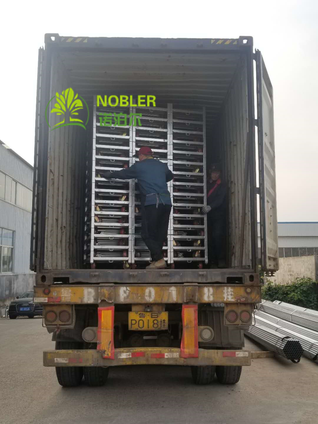 Plywood Seedling Cart Danish Flower Trolley 1500mm