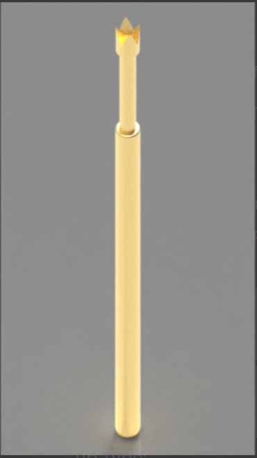  100mil Spring Test Probe with Crown Tip and BeCu Plunger for High Hitting Accuracy Manufactures