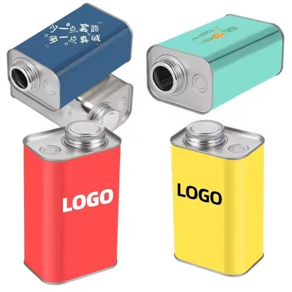 Metal Packaging Container Food Grade Beautiful Small Eco Friendly Airtight Empty