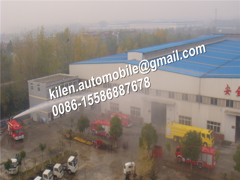 Auto SCS Dongfeng Firefighter Rescue Truck Chassis 4x2 Water Curtain Fire Sprinkler