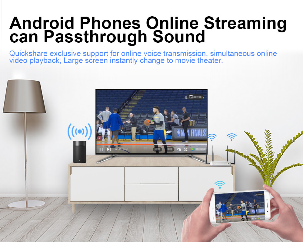 UHD Wireless Video Receiver 4K Screen Sharing HDMI VGA