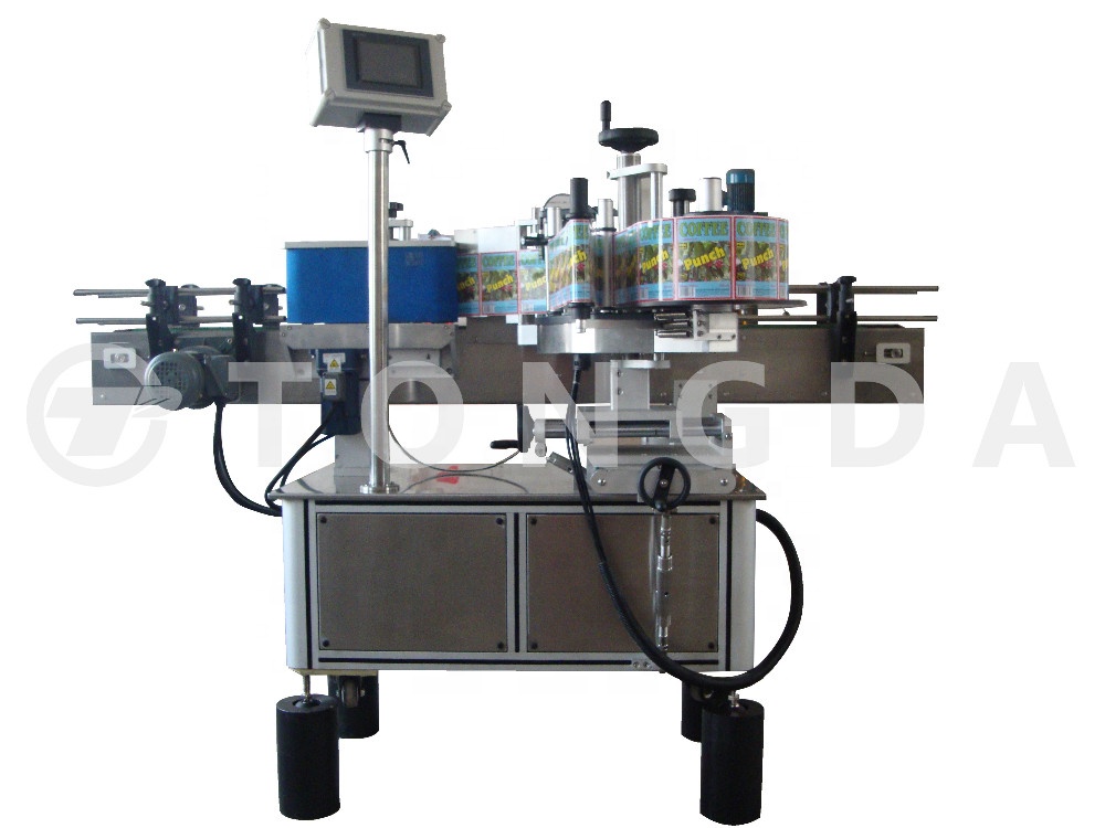 Regular Bbottle Filling And Labeling Machine , Brandy Bottle Labeling Equipment