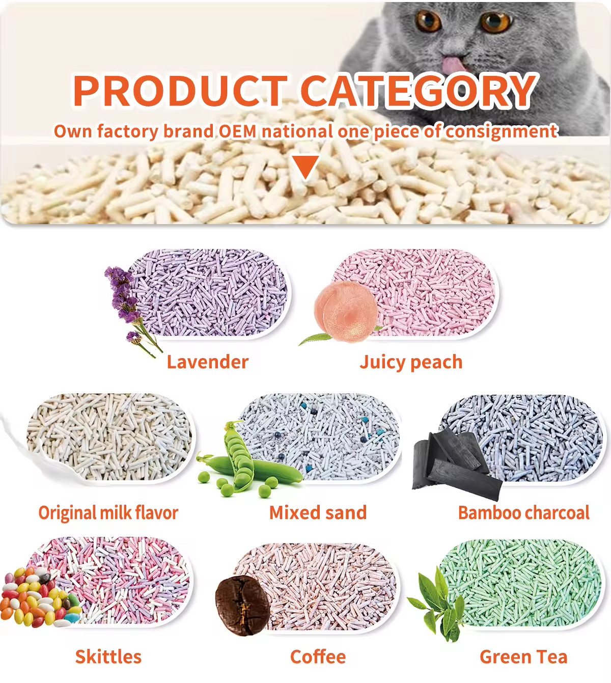 TAOLUCK Strong and Deodorizing Tofu Cat Litter for a Fresh and Clean Home Dongying Doyee New Material Co. Ltd
