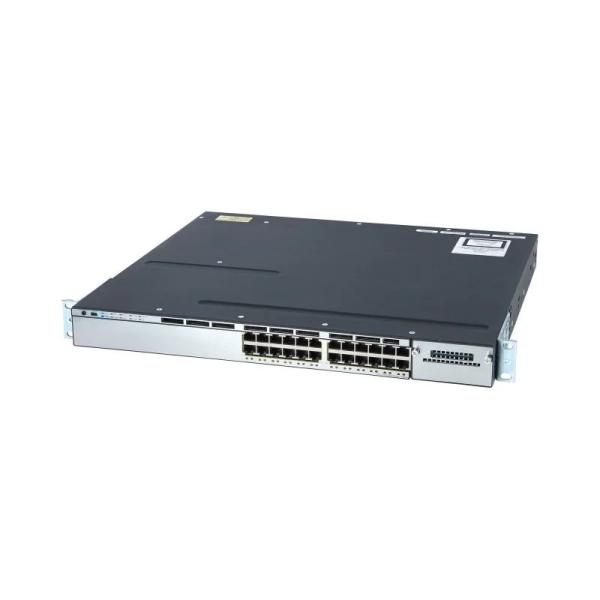 Quality WS-C3850-24P-L Cisco Network Switch PoE 24 Ports Stacking Layer 3 Managed network PoE Switch for sale