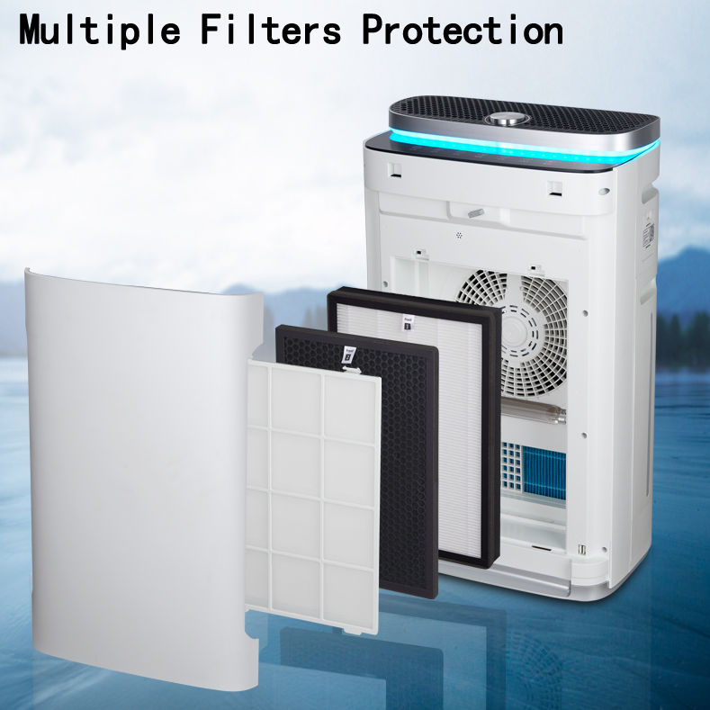 Homefish 500m3/H Household HEPA Air Purifier TUYA WIFI APP CONTROL
