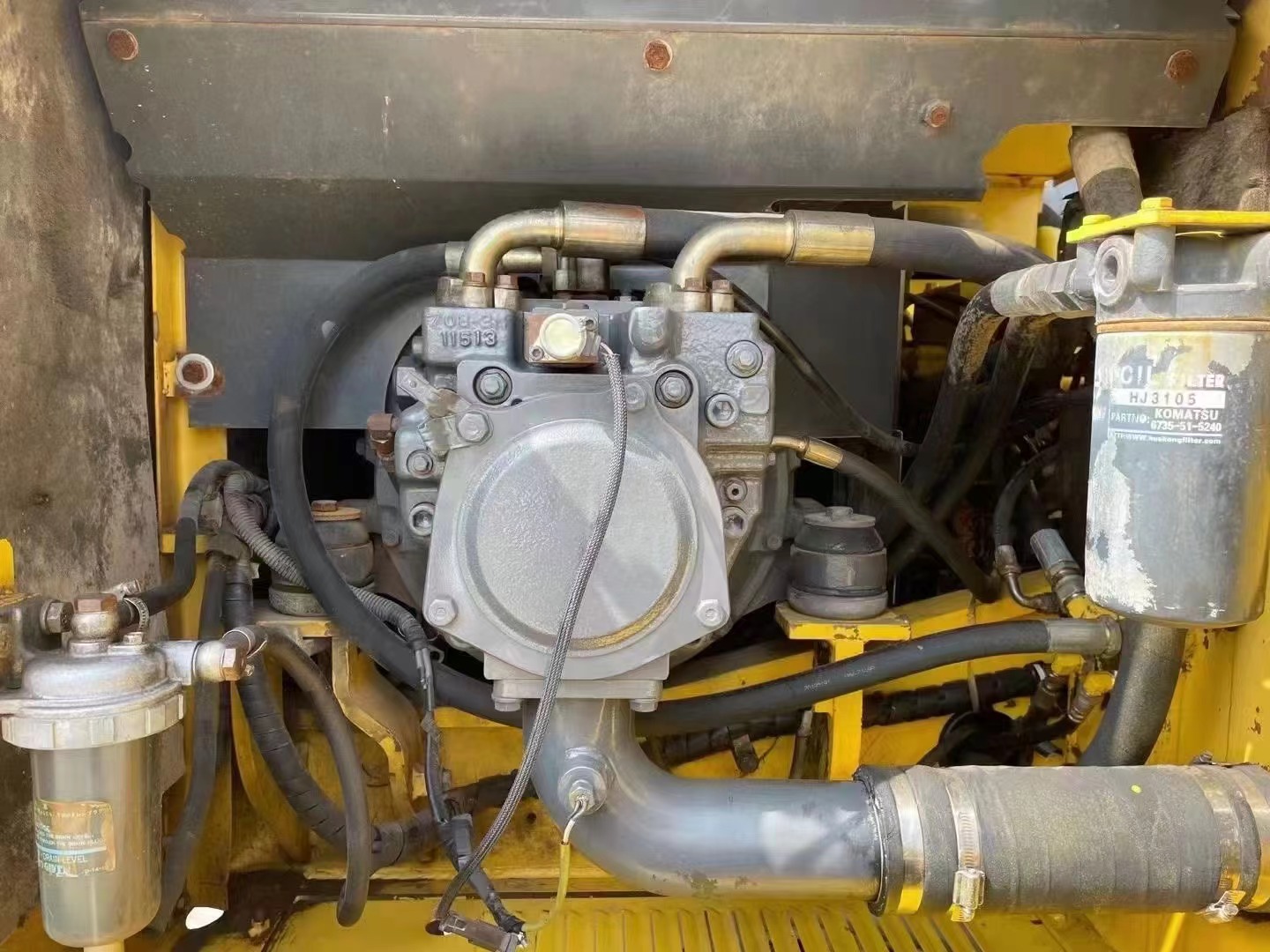 Second Hand Komatsu PC160 Excavator with Original Hydraulic Pump in Good Condition