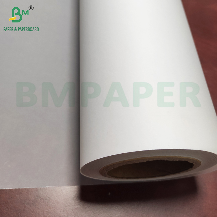 Highly Transparent White Parchment Tracing Paper Roll 50g - 130g