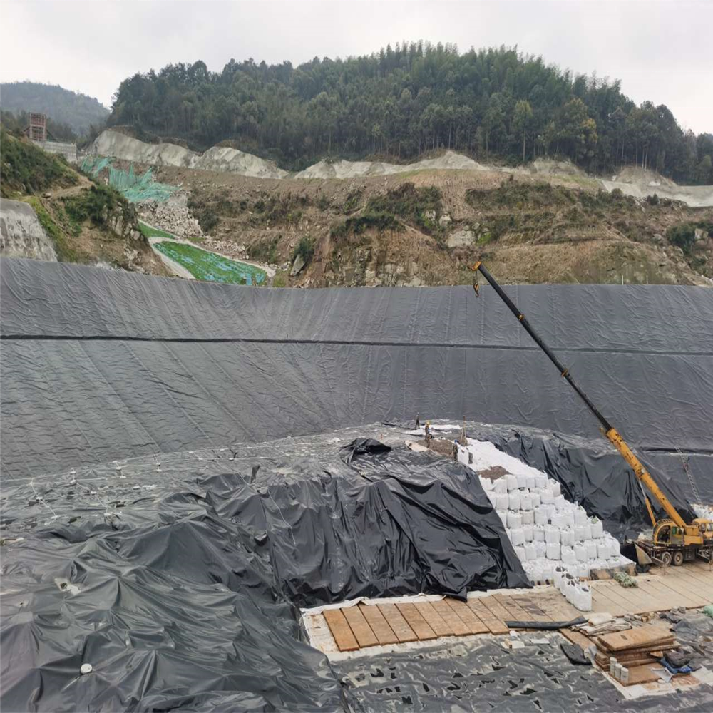Customized 1.0mm HDPE Geomembrane Pond Liner for Shrimp Ponds and Dam Construction