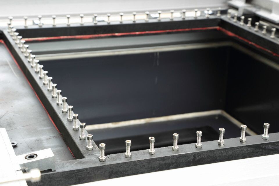 Plastic Luggage Thermoforming Machine in Production