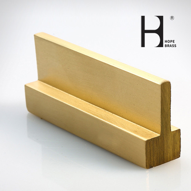 Golden Fadeless Brass T Shaped Channel C28000 T Section Tile Trim