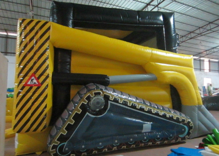 Digging car inflatable bouncer / Engineering vehicles inflatable bouncer / Inflatable building car bouncer
