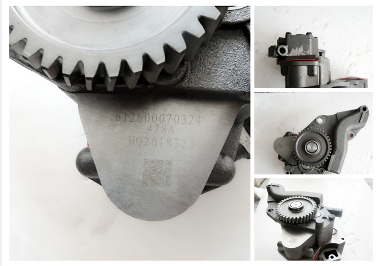 Diesel Spare Parts for Wd12 Engine Oil Pump 612600070299