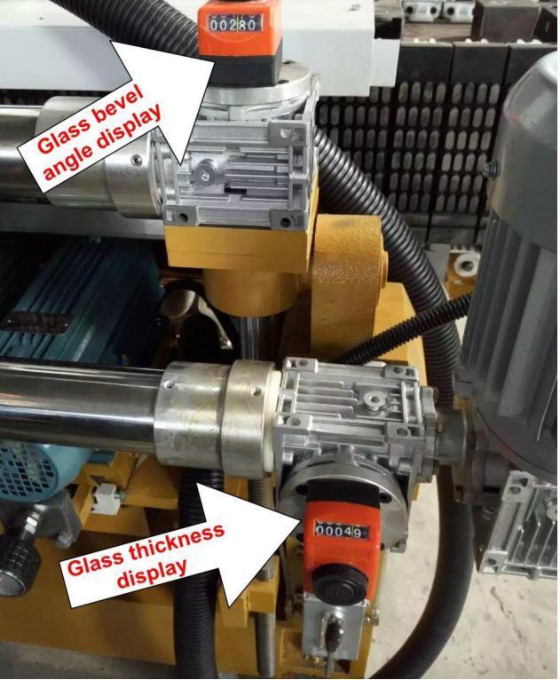 Nine Motors Glass Straight Line Beveling Machine