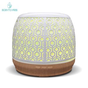 500ML Essential Oil Diffuser metalic design aroma diffuser iron art