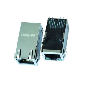 0826-1X1T-KH-F 1x1 Port 8P8C RJ45 Female Connector With POE+ 2.5G Base-T