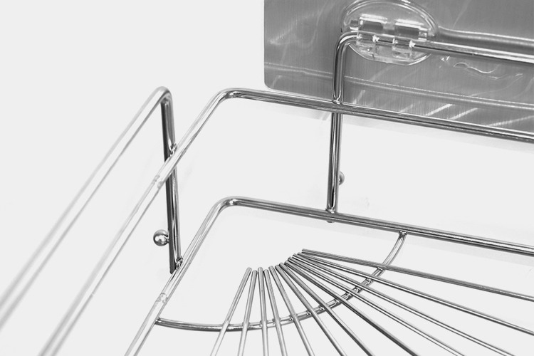 10kg Corner Shower Basket Stainless Steel SS201 Body corner shower organizer