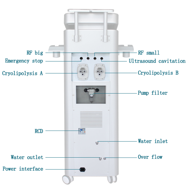fast effect popular rf cavitation cryolipoilysis slimming machine for fat removal