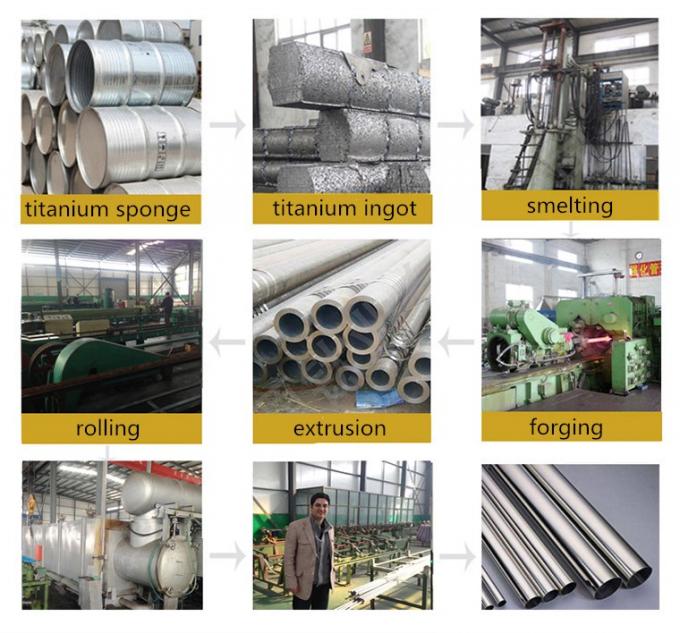 Titanium heat exchanger tube  titanium grade 1 grade 2 OD19mm OD 25.4mm OD38mm 6000mm long 4
