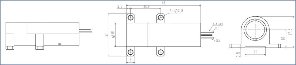 Erbium-Doped Glass Diode Lasers 1535nm 1537nm Wavelength Er Glass Laser