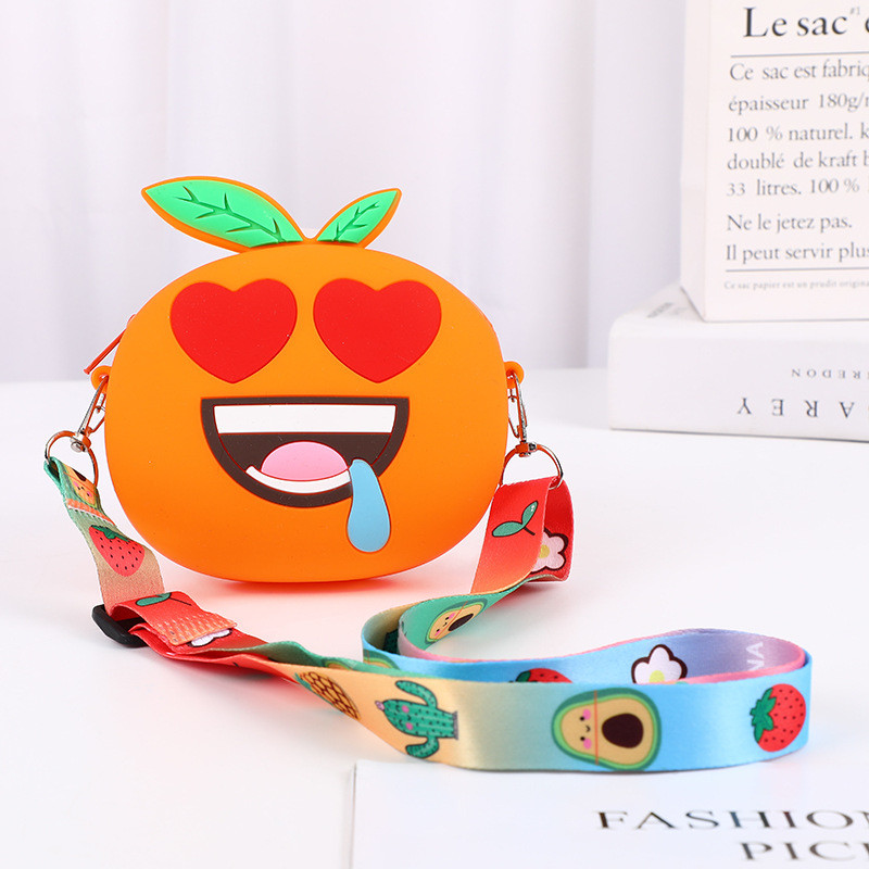 Silicone Mini Coin Purse Shoulder Bag Cartoon Kids Purse For Children'S Handbags Shoulder Bag For Toddler Little Girls