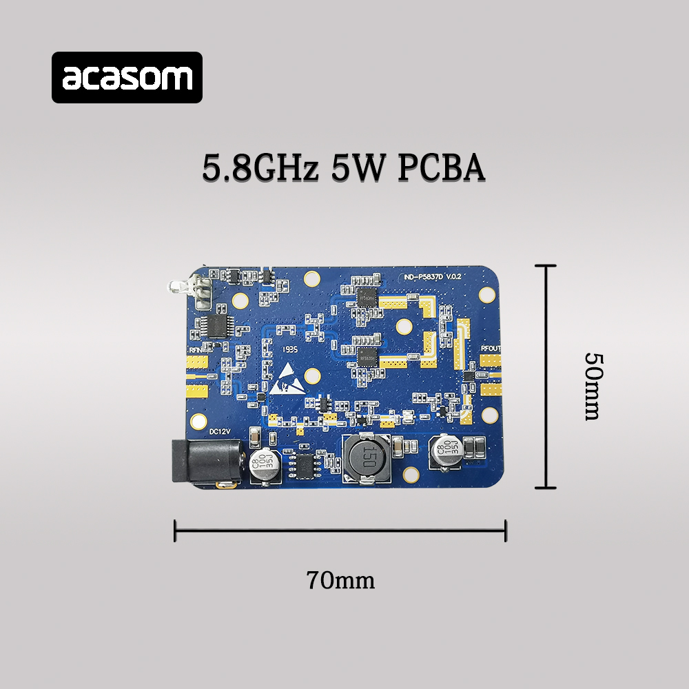 5W RF Signal Booster PCB Amplifier Components For 5.8GHz WiFi Wireless Module