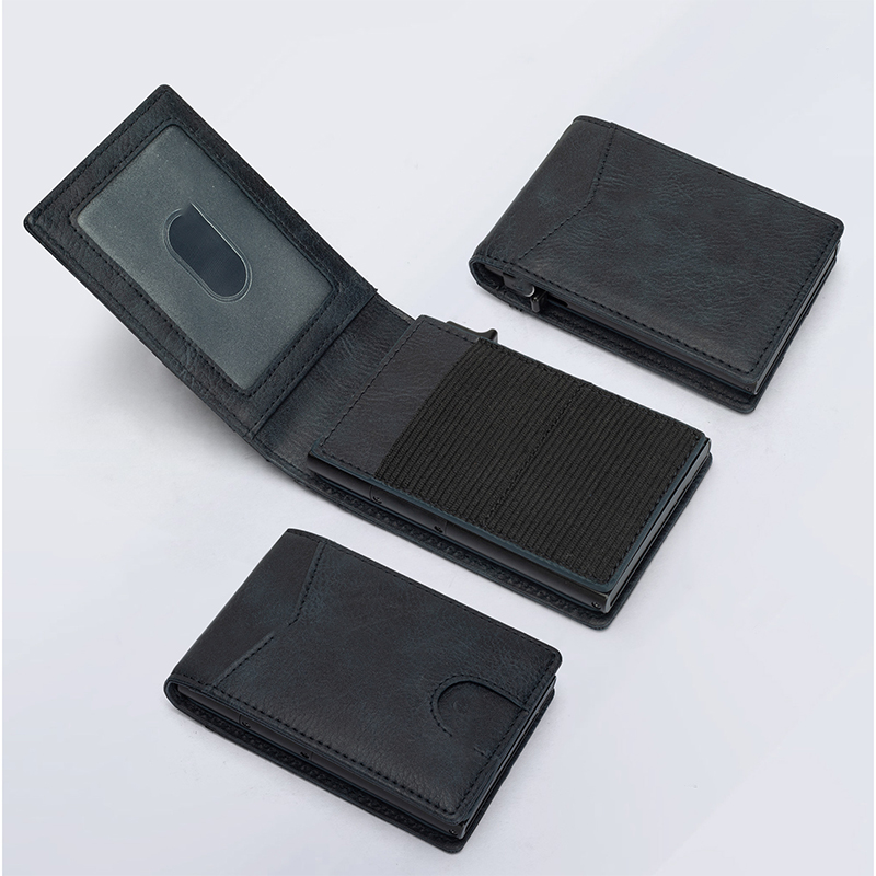 Aluminum Custom Logo Credit Card Holder for Men's Minimalist Business Style and Gifts