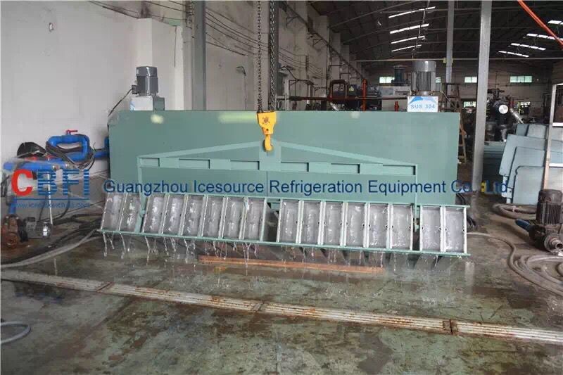 Commercial Water Cooling Ice Block Machine for Fishery CE Certification