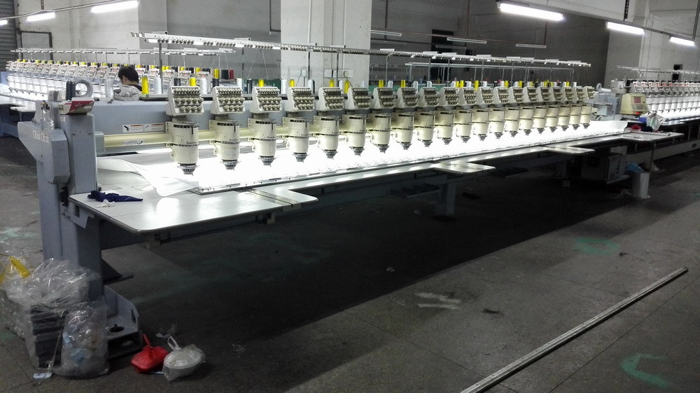 Used Barudan Embroidery Machine 1000rpm Work Speed BEDSH-YN-B20S