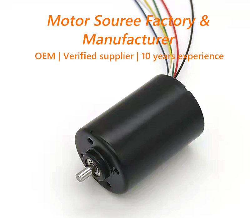 Faradyi Custom Robot Motor 42*60mm 12V 24V Long Life Electric Brushless DC Motor With Terminals