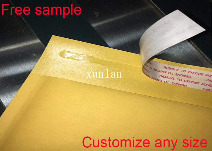 PE Bubble Material Kraft Padded Envelopes Safe For Shipping Certificates 6*10