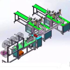Low Noise Pollution Mask Making Machine Computer PLC Programming Control