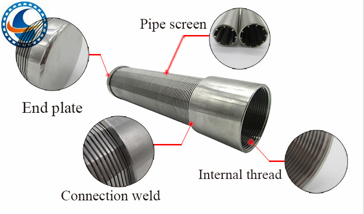 316L 304 321 Stainless Steel Slot Tube For Water Filtration