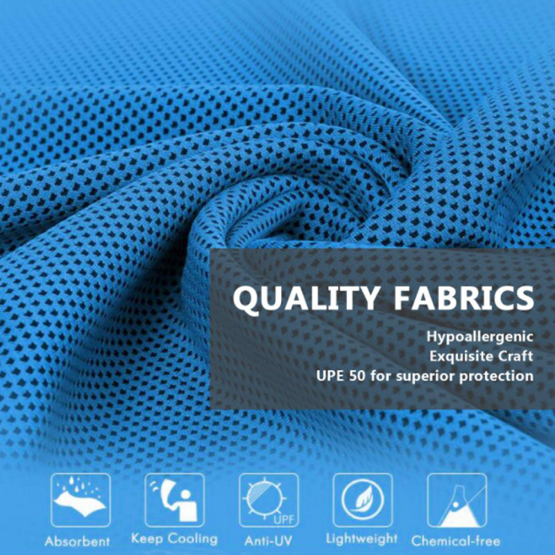 Custom Fitness Sports Microfiber Cooling Towel For Neck 40x80