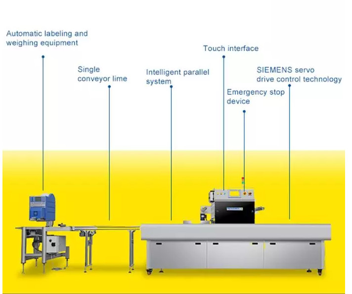 Plastic Trays Modified Atmosphere Packaging Machine Vacuum Sealer 750kg Weight