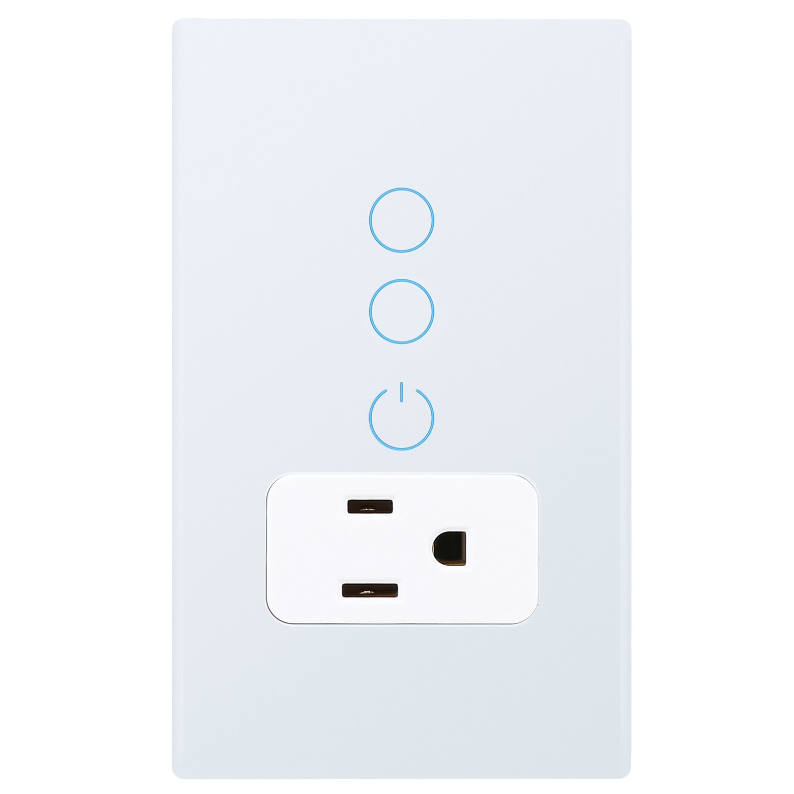  Glass Touch WiFi Switch And 2 Gang WiFi Socket For Smart Home Control Manufactures