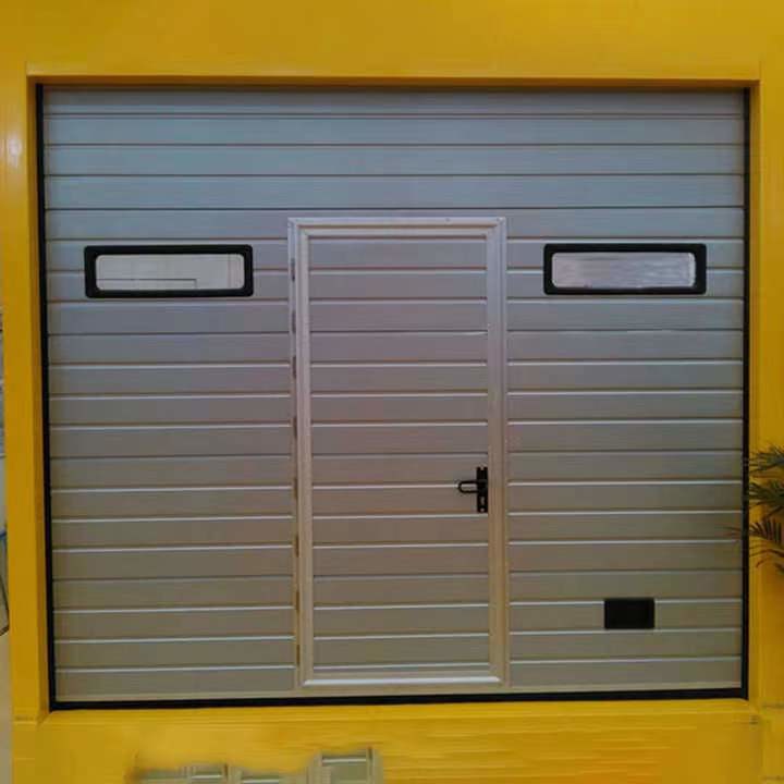 Horizantal Sliding Overhead 16x7 Roll Up Garage Door With PU Panel