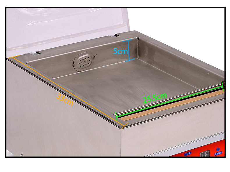 DUOQI DZ-260 260c Single Chamber Vacuum Sealer For Rice Storage Plastic Bag