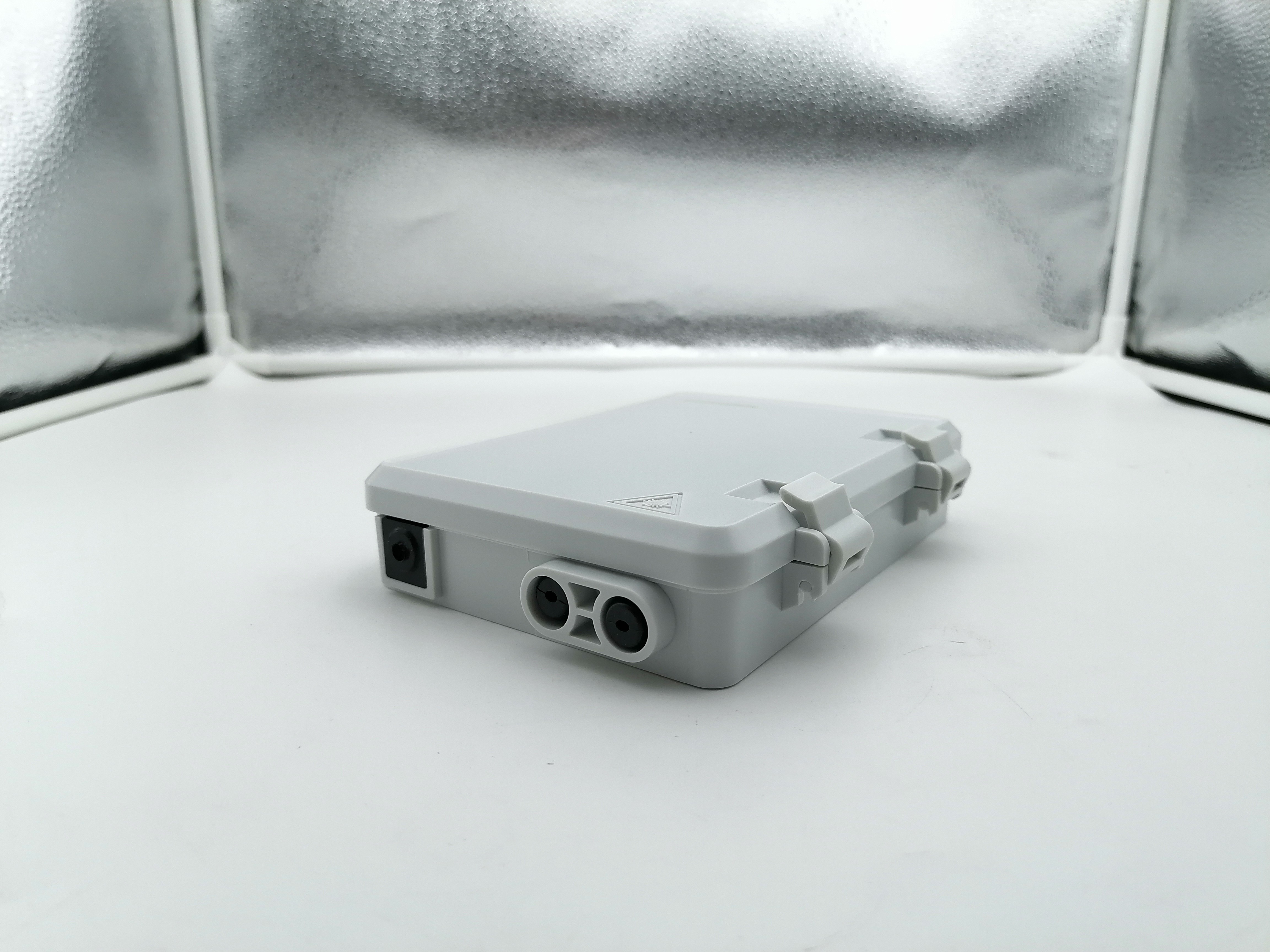 Outdoor 2 Ports 36mm Dia Mini FTTH Termination Box IP65 With SC / APC Adapter
