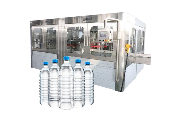 Automatic Rotary PET Bottle Mineral Pure Water Filling Machine 500ml For