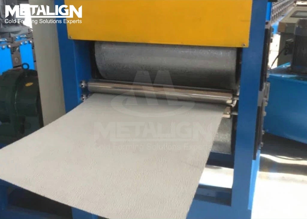 Single Sheet Feeding Bark Texture Embossing Machine With Customizable Mold And