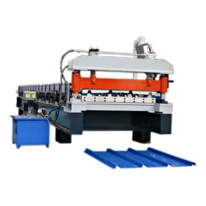 Ibr Trapezoidal Wall Sheet Roll Forming Machine PLC Controlling
