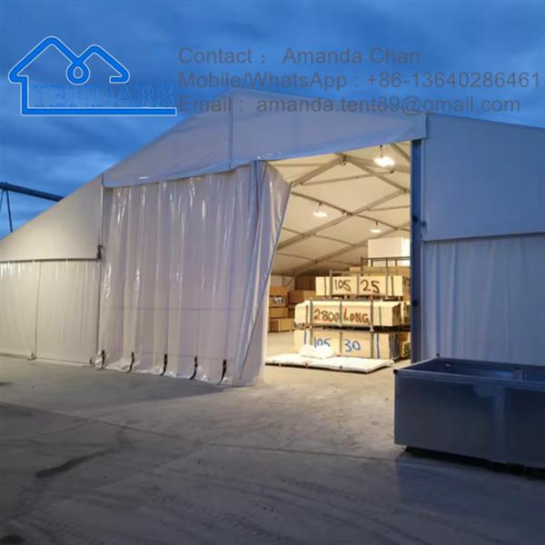 Factory Price Outdoor PVC Canopy With Big Storage Tent For Warehouse And Garages