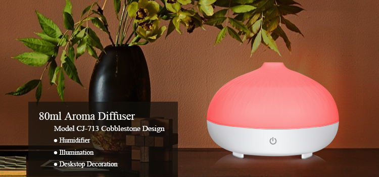Home Appliance Portable Silver Color Aroma Essential Oil Electric Humidifier